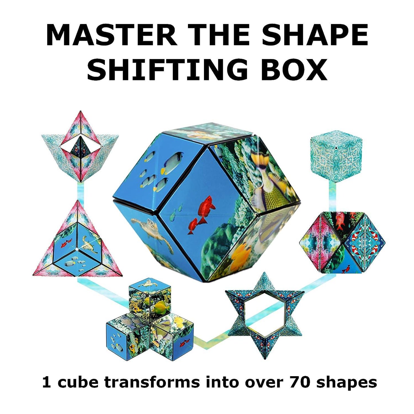 Magnetic 3D Shape Shifter Puzzle